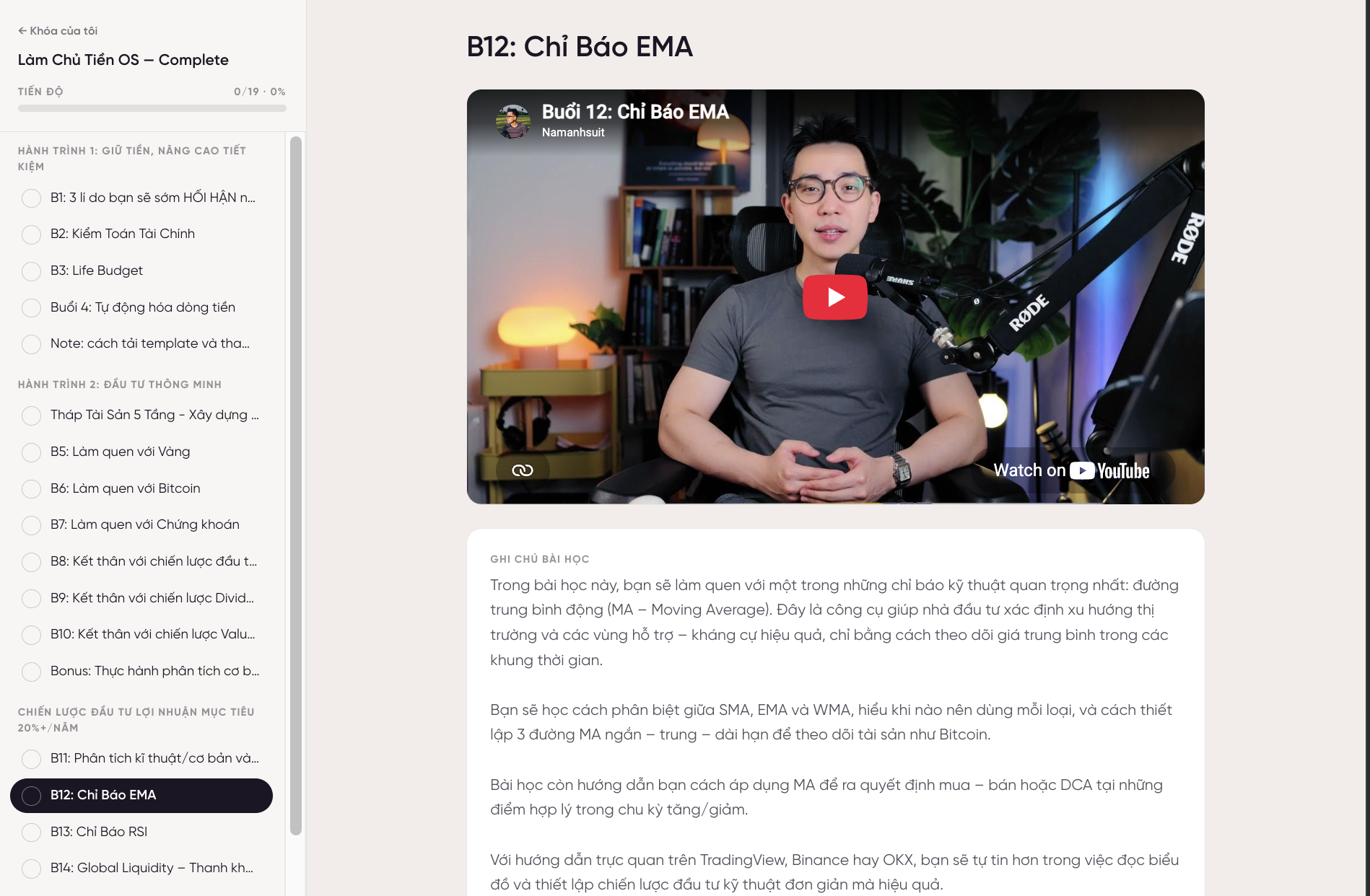 Khóa Làm Chủ Tiền — Complete trên hoc.namanhsuit.com