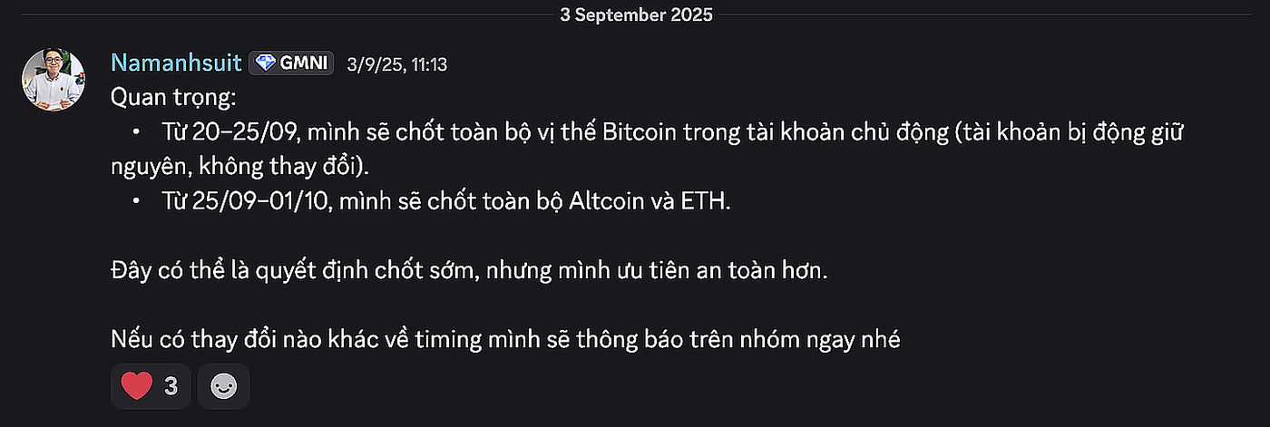 Bằng chứng Đỉnh BTC 2025 — 1